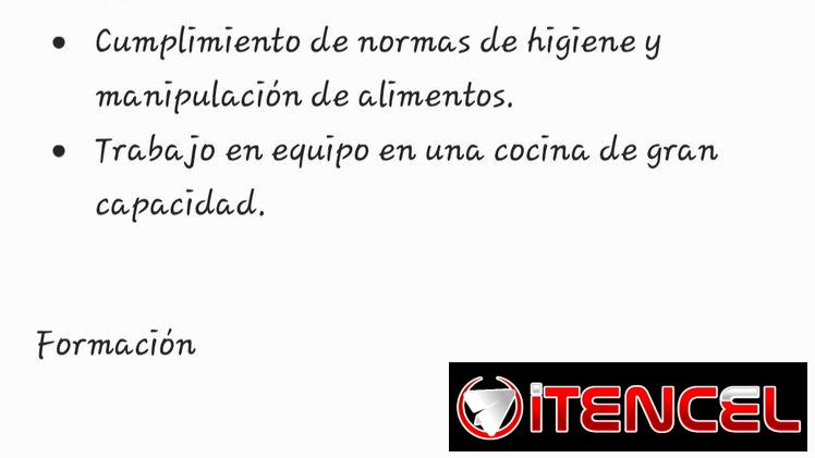 Busco empleo