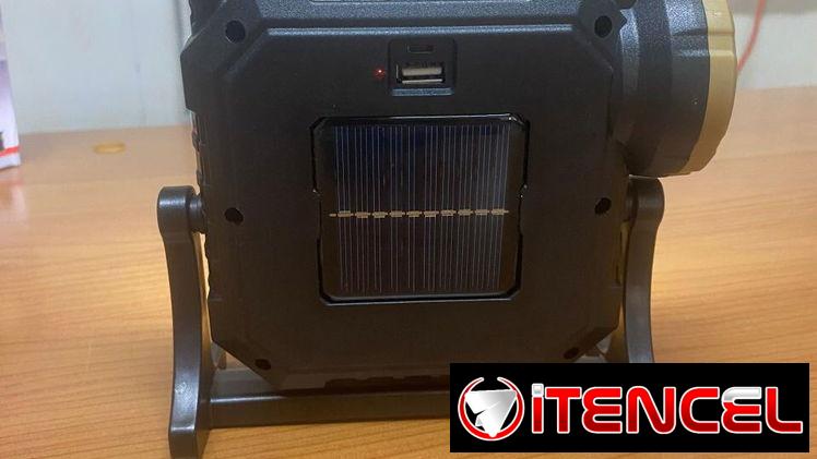 📦 25 USD 📦 LÁMPARA RECARGABLE CON PANEL SOLAR. MENSAJERIA CON FACTURA Y GARANTiA. TLF 54833699