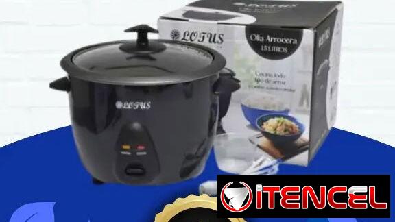 Ollas Arroceras Rosadas y Negras al igual de 1.5 LT