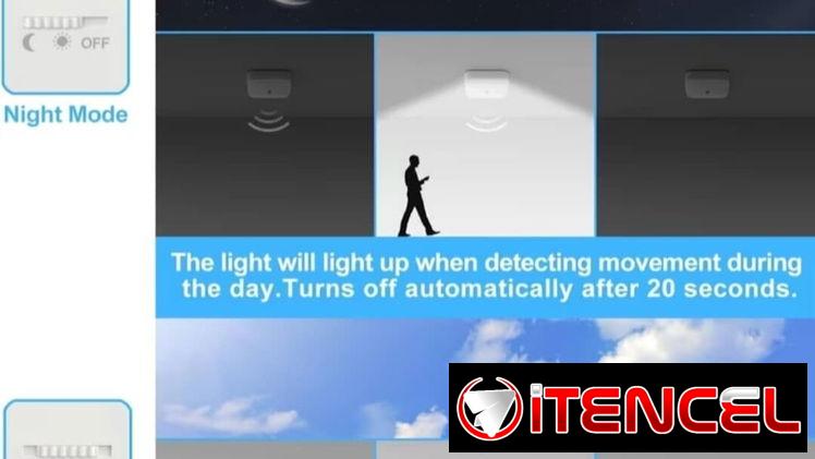 Recargables con Sensor de Movimient