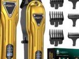 💈🔥 MAQUINA DE PELAR PROFESIONAL VGR PRO + TRIMMER ⚡ INALÁMBRICA KIT COMPLETO 💥 Envío + Garantía