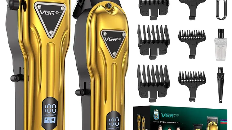 💈🔥 MAQUINA DE PELAR PROFESIONAL VGR PRO + TRIMMER ⚡ INALÁMBRICA KIT COMPLETO 💥 Envío + Garantía
