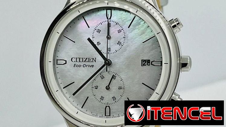CITIZEN ECODRIVE CHANDLER DE MUJER (FB2000-03D) CON CRONOGRAFO , ACERO INOXIDABLE CON MANILLA DE PIEL , 39MM   58049738