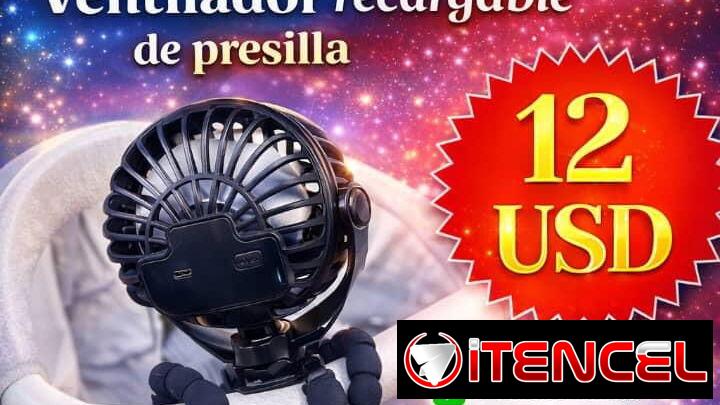 Ventilador recargable modelo púlpito