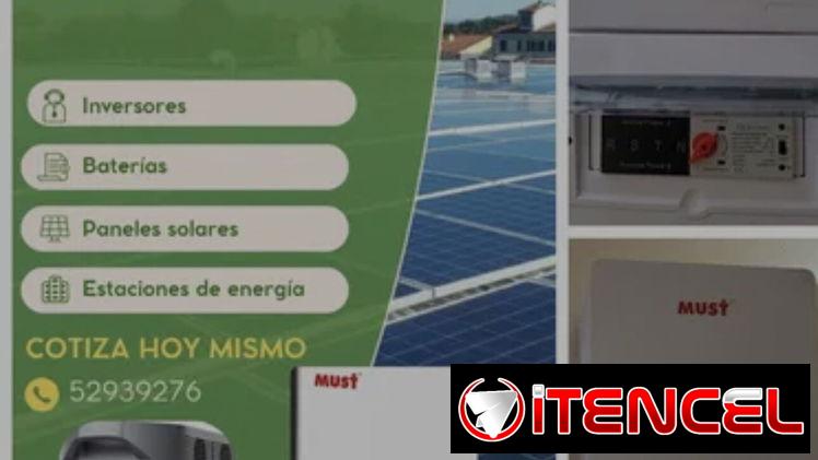 Instalación profesional de inversores, estaciones de energía, paneles solares