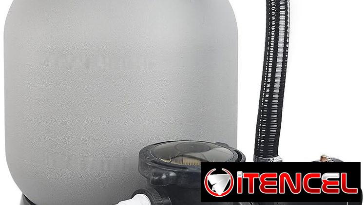 Filtro de Arena para Piscina XtremepowerUS 19″ con Bomba de 1.5 HP