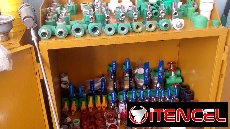 Plomería todo tipos de tuberías cables toma corrientes Brekeras Brekers piezas rojas termo fusión sanitario