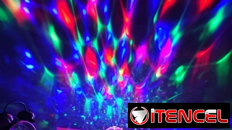 Luz de bola de discoteca RGB