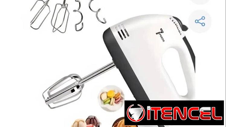 Merenguera mezcladora de mano de 7 velocidades