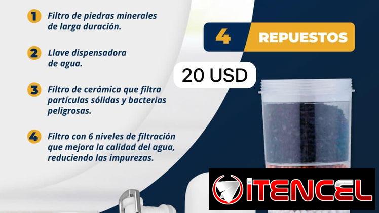 Filtros de agua.