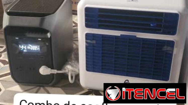 Combo de ecoflou con aire acondicionado portátil