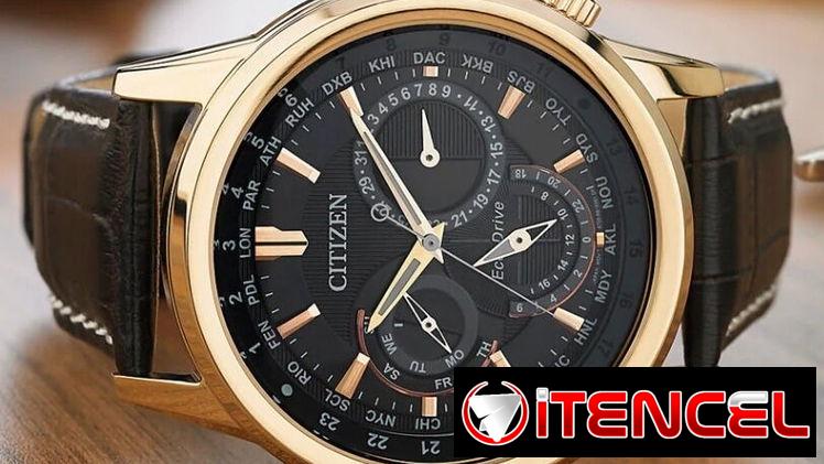 RELOJ CITIZEN ECODRIVE CALENDRIER (BU2023-04E) DE HOMBRE , 44MM EN ACERO INOXIDABLE CON MANILLA DE PIEL  5804 738