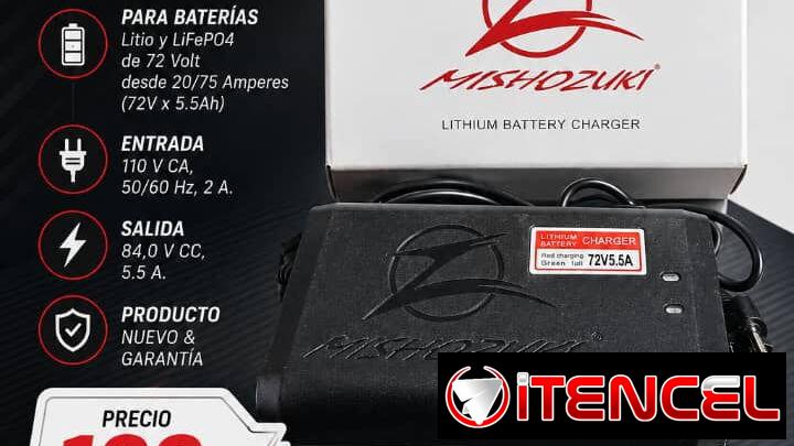 Cargadores Mishosuki Profesionales 84 Volt de Salida x 5.5 Ah Nuevos La Coronela La Lisa Mensajería Adicional Disponible