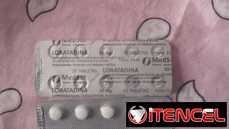 Loratadina en tableta 500mn