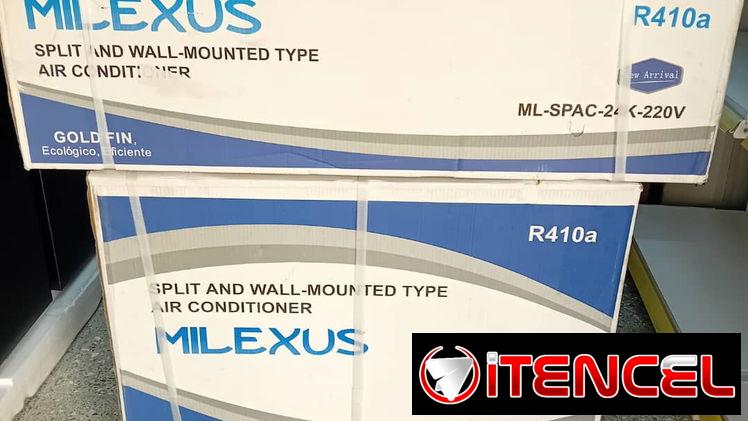 AIRE ACONDICIONADO TIPO SPLIT MILEXUS 1 TONELADA Y MEDIA,(  1 .5 TONELADAS ))
