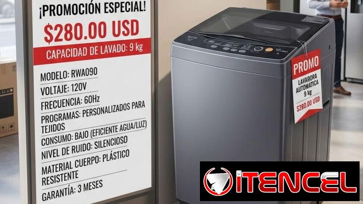 Lavadora Automática Royal 9kg