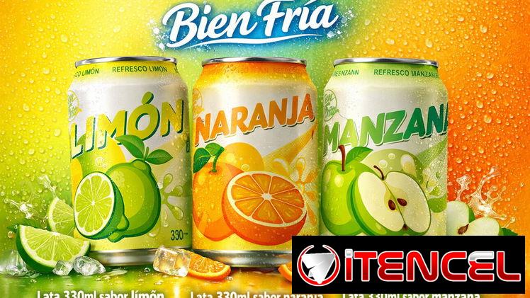 Refresco de lata de 330ml de marca ¨Bien Fría¨