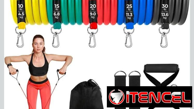 Kit completo ligas por 100 lbs para ejercicios