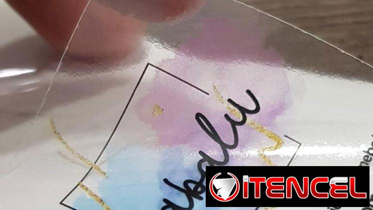 Vinilo de impresión transparente 1.37mx50m
