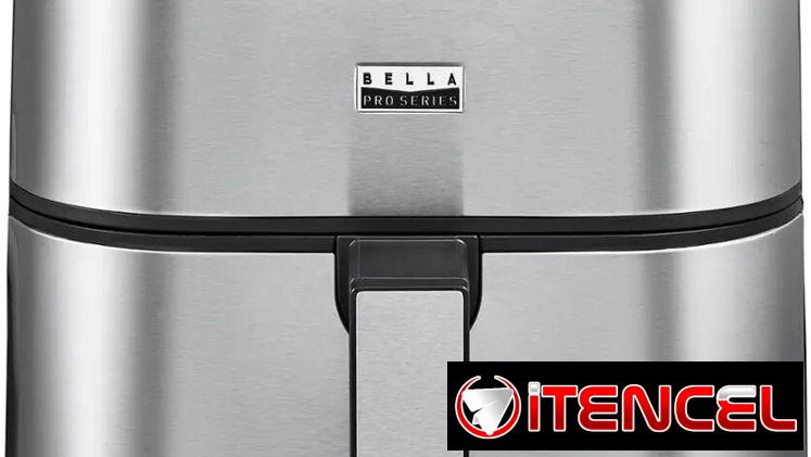 🍟 Freidora De Aire Bella PRO 6QT Acero Inoxidable Con Pantalla Táctil,  Canasta Extraíble 🧼 Envío* + Garantía**