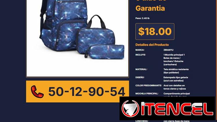 JUEGO DE MOCHILA CON LONCHERA Y CARTUCHERA VPT# -0196