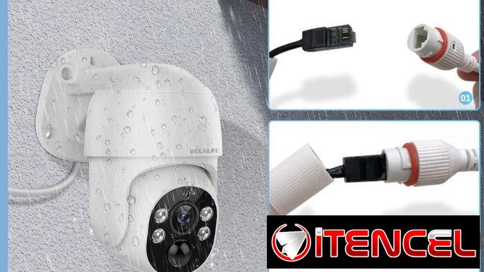 Kit de 6 cámaras 4k PTZ POE ip audiobidirecional