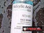 Serum facial: Ácido salicílico, retinol, vitamina C, phantenol y ácido hialurónico