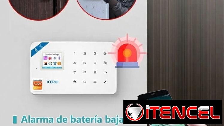 Sistema de alarma KERUI WIFI/GSM con Sirena integrada 🌐 100.45 USD