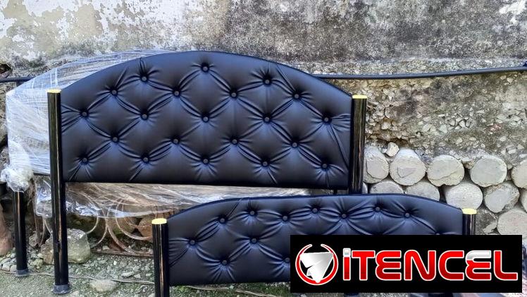 Camas tapizadas, de tubo con tapiz y de tubo