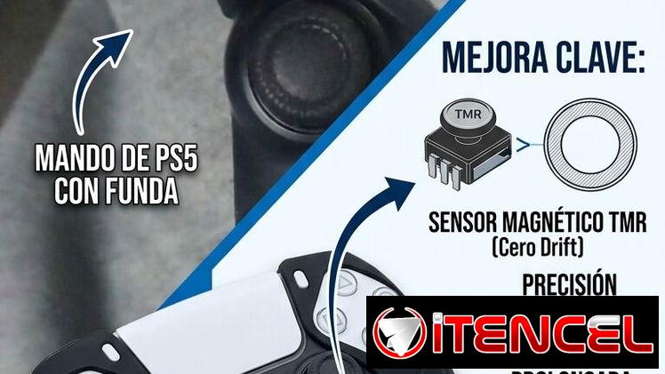 ​🎮 ¡EN VENTA! Mando de PS5 con Joysticks TMR Magnéticos (Cero Drift) 🎮 ​¿Cansado de que tus mandos fallen en el peor m
