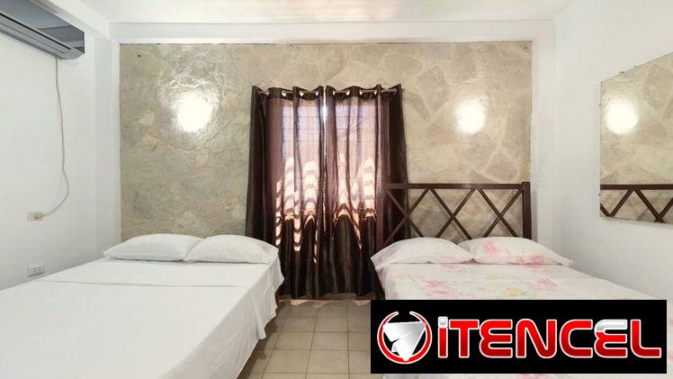 Renta de casa en la playa con piscina en Guanabo. Alquiler de casa con piscina en Guanabo para 9 personas