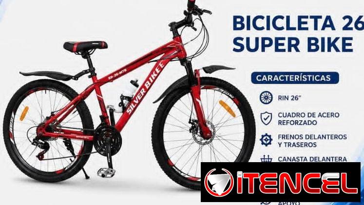 Bicicleta 26(CON CAMBIO) AMBOS SEXO:190USD🔊COLORES DISPONIBLES,ROJO,ROSADO,AZUL,MORADO