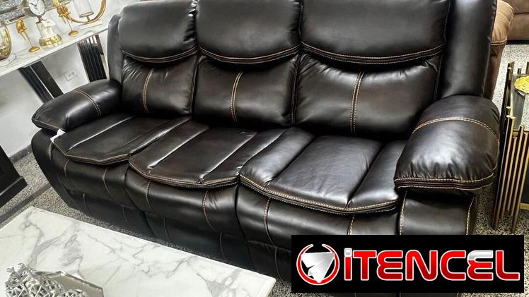 Sofá reclinable de cuerina nuevo en su caja mensajería incluida en la Habana comunícate con Pedro