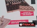 Juego de ajedrez de madera original