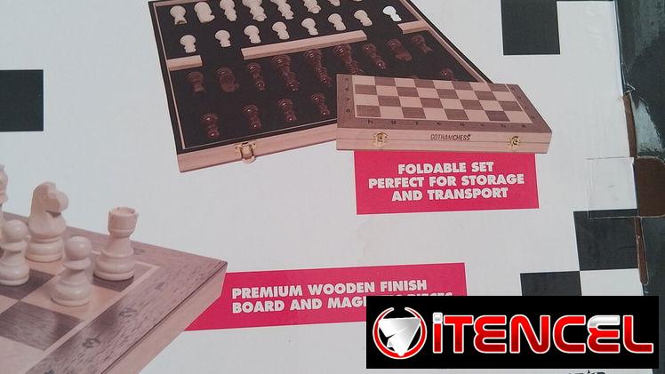 Juego de ajedrez de madera original
