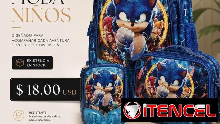 🎒✨ ¡SET DE MOCHILAS 3D PARA NIÑOS! (6-12 AÑOS) – ¡COMPLETO Y DIVERTIDO! ✨🎒