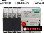 Interruptor de Transferencia Automática Dual de 80A 4P 110/220v