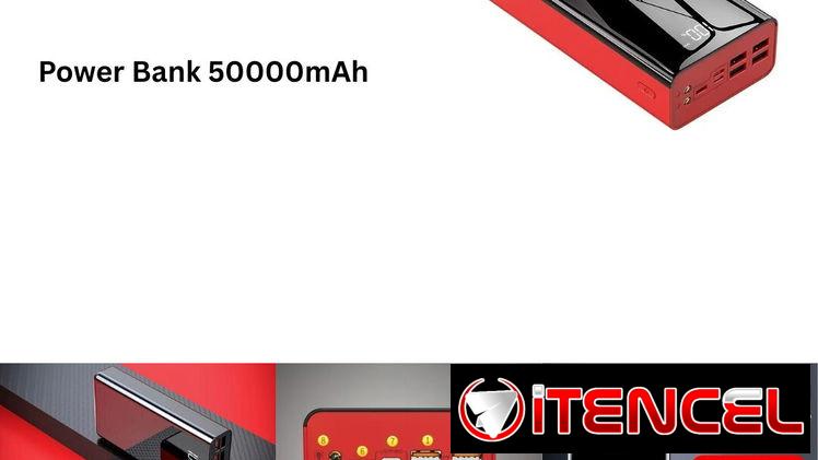 – Power Bank 50000mAh – Máxima autonomía y carga rápida