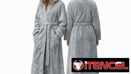 ALBORNOZ UNISEX AFELPADO CON CAPUCHA