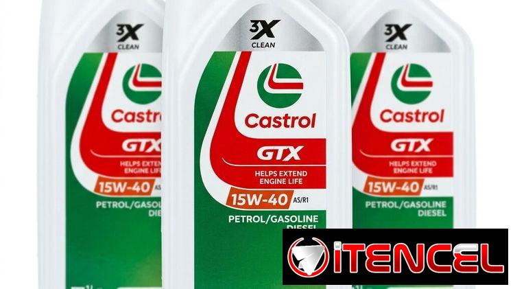 ACEITE LUBRICANTE PARA MOTOR. Castrol GTX 15W-40 / 1L