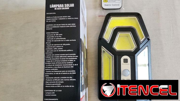 LÁMPARA SOLAR
