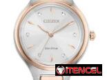 RELOJ CITIZEN ECODRIVE CORSO (FE2106-54A) DE MUJER , 29MM EN ACERO INOXIDABLE DOBLE TONO , A ESTRENAR 58049738