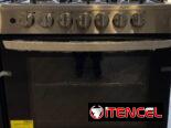 Cocinas de gas con horno de 4, 6 quemadores