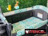 Cuna corral colecho unisex con accesorios varios