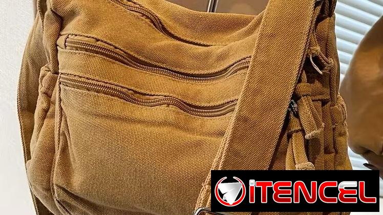 Disponible: Bolso Tote Vintage Multifuncional Múltiples Bolsillos | videojuegoshabana.com