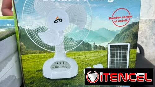Ventilador recargable
