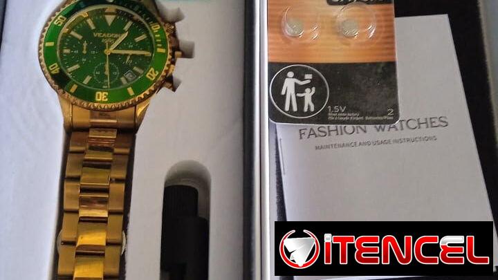 Reloj Dorado,nuevo