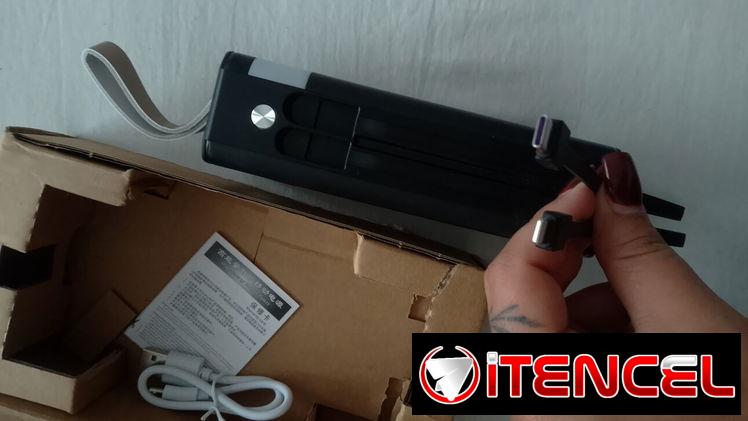 Cargador portátil de 70000mah con panel solar