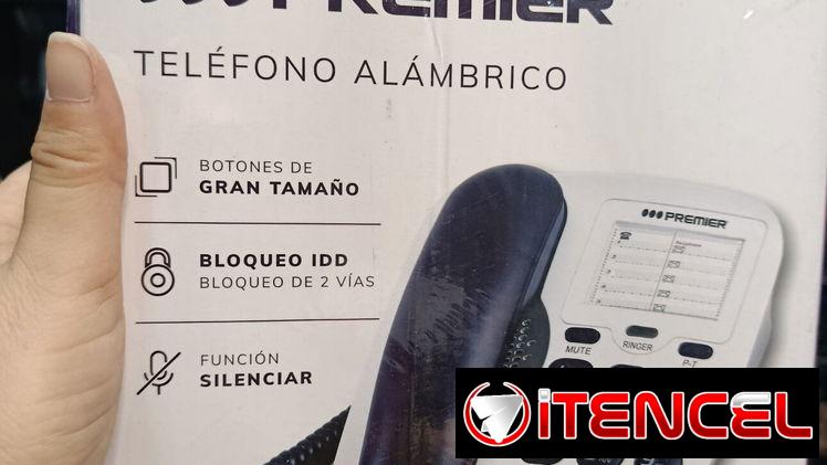 Teléfono alambrico nuevo en su caja ideal para su casa o negocio