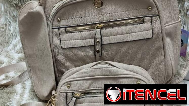 🥰Set de mochilas de 2 y 3 piezas. ✨️(Playa)